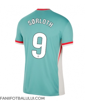 Atletico Madrid Alexander Sorloth #9 Tricou Fotbal Replică 2024-25 Barbati Deplasare